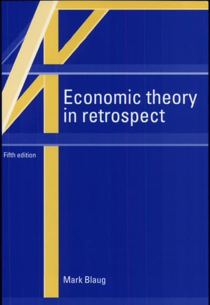 Economic Theory in Retrospect — cover