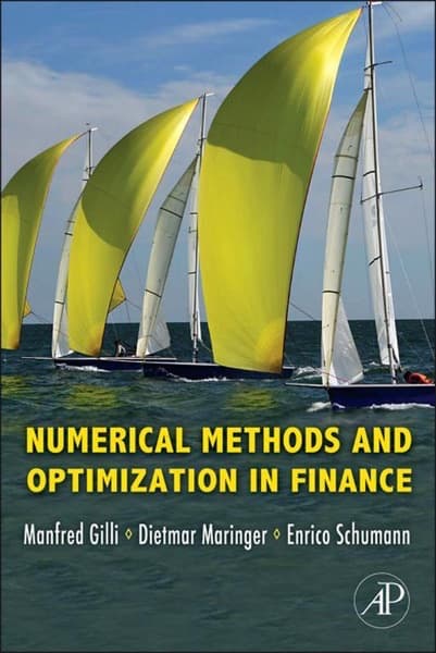 Numerical Methods and Optimization in Finance — cover