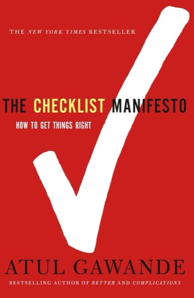 The Checklist Manifesto — cover