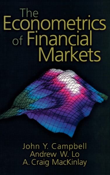 The Econometrics of Financial Markets — cover
